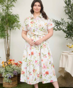 Alternative view of Garden Bloom Collared Midi Dress