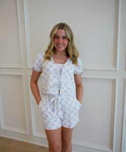 Ella Mae Bow Print Shorts