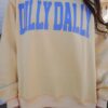 ‘DILLY DALLY’ Mock Neck Sweatshirt