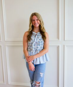 Sweet Pea Top - Blue