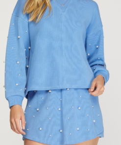 Blue Knit Set