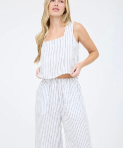 Let’s Sea What Happens Top - Blue/White