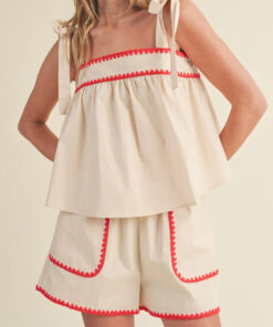 Scalloped Two Piece Set